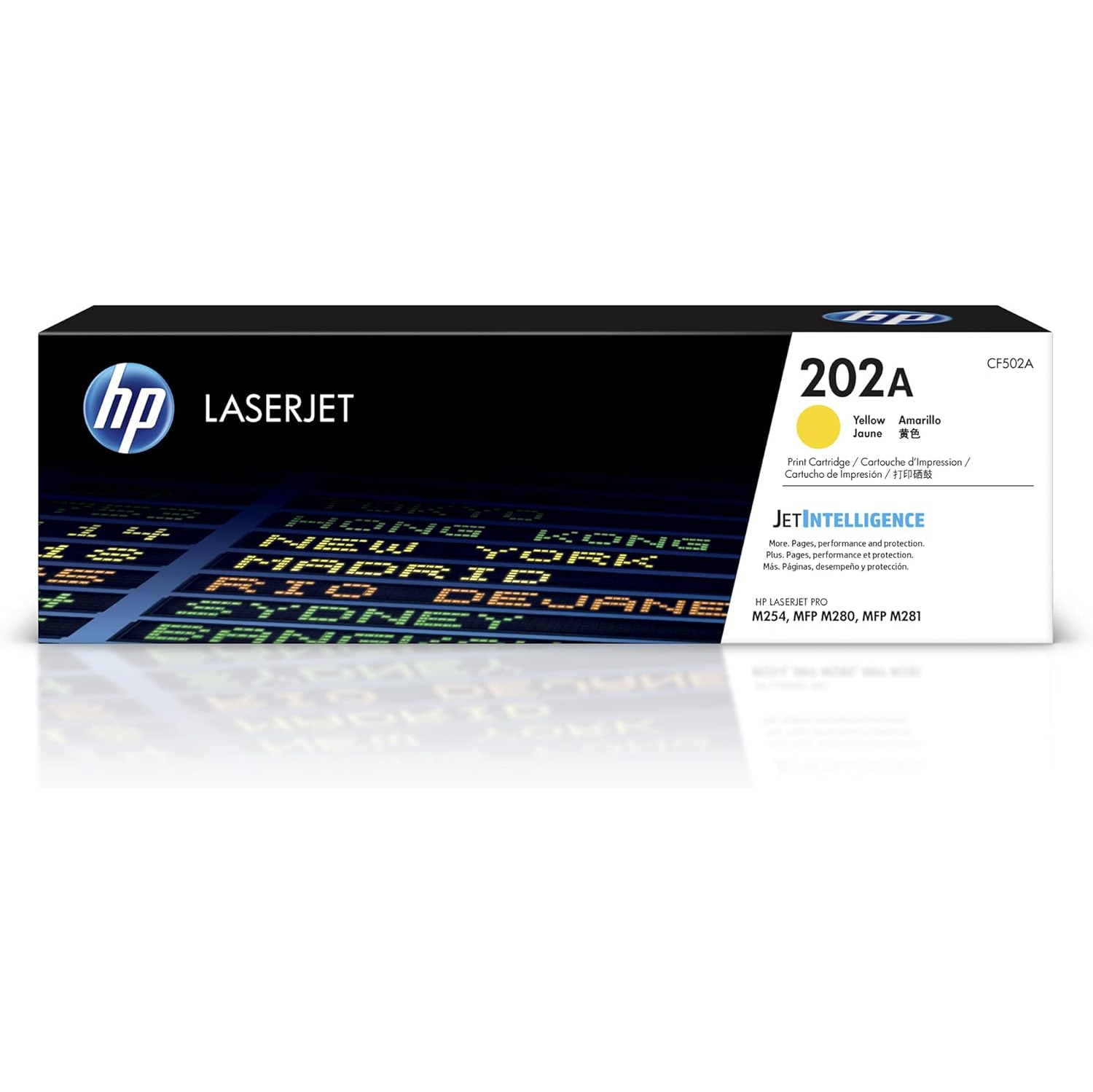 HP 202A CF502A Yellow Toner Cartridge (HPCF502A)