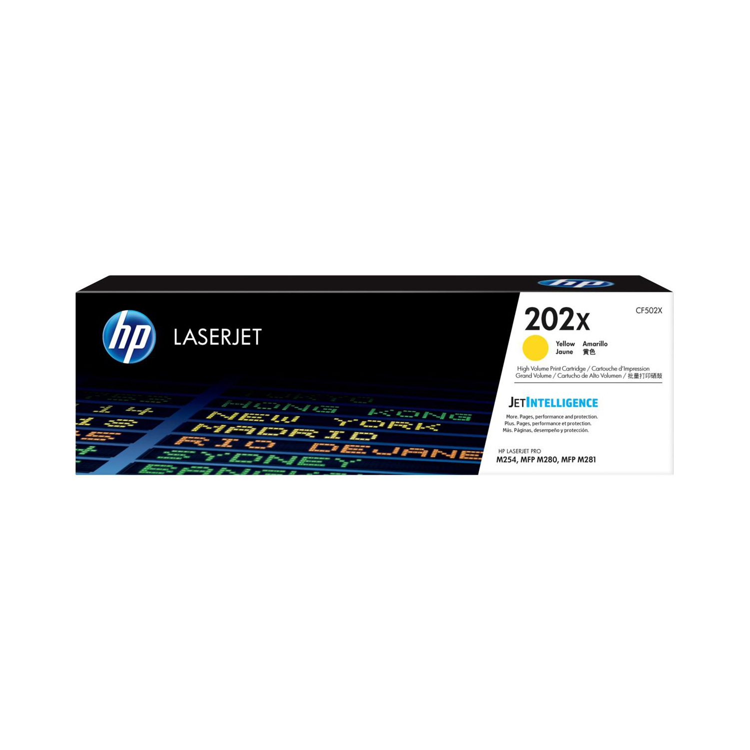 HP 202X YELLOW LASERJET TONER CARTRIDGE