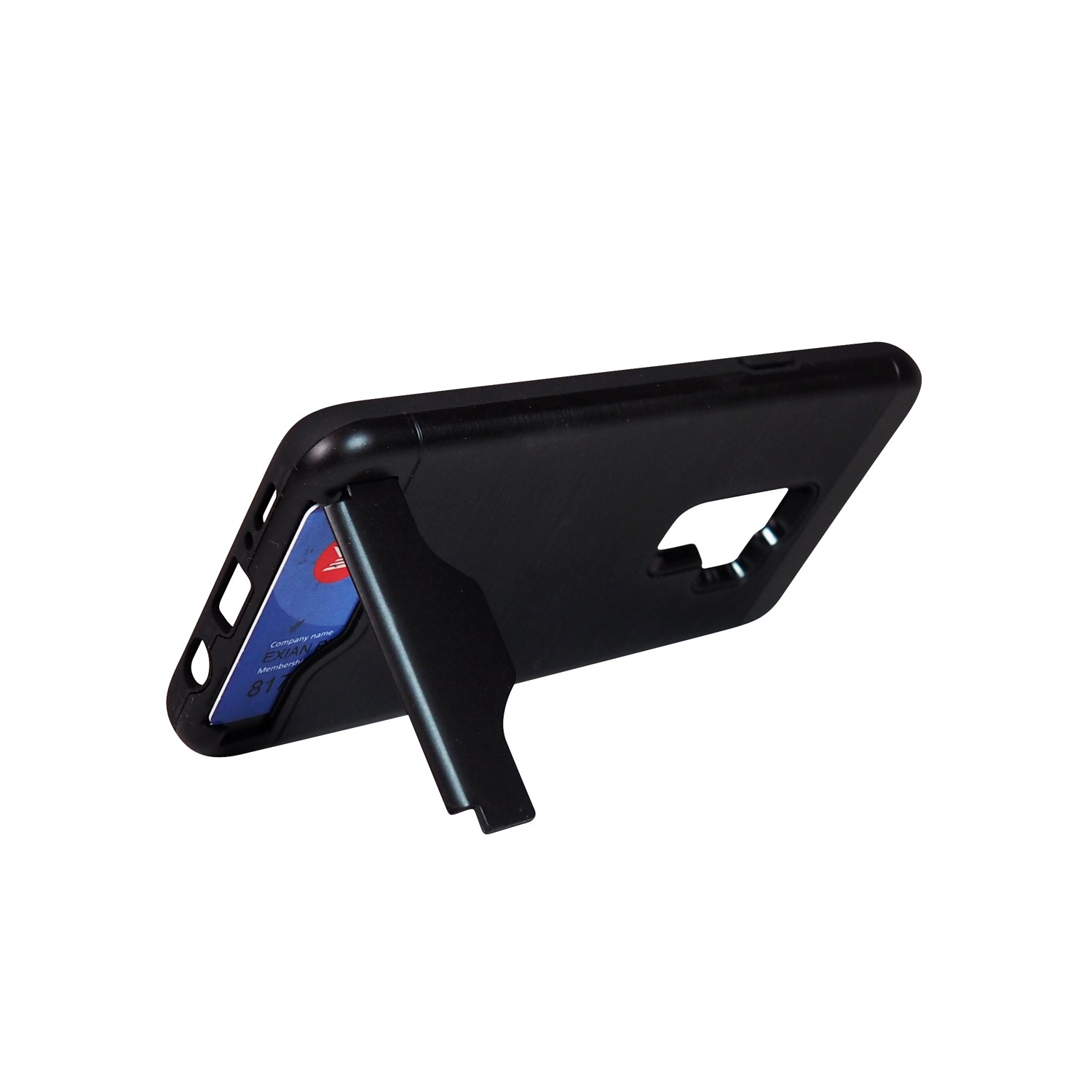 Étui rigide ajusté d’Exian pour Galaxy S9 plus de Samsung - Noir