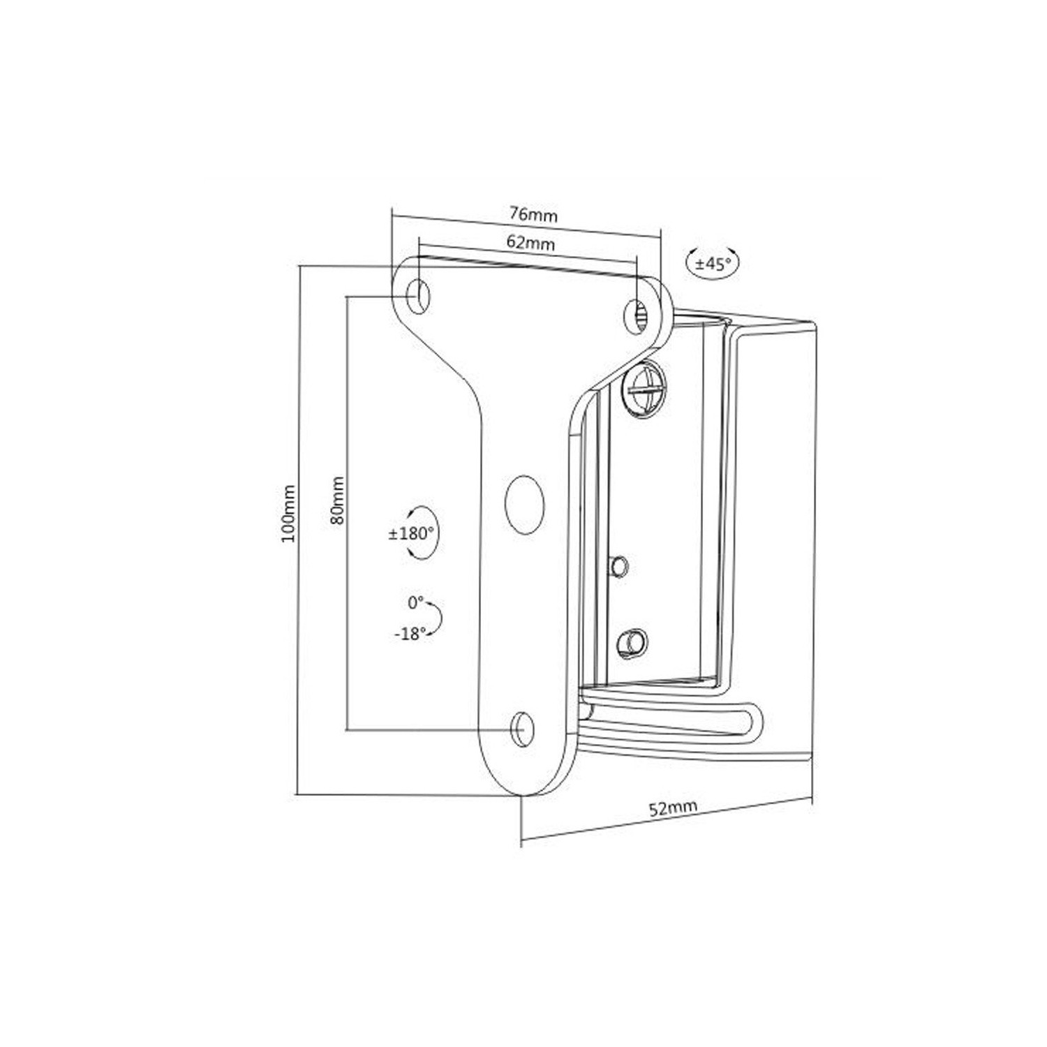 Boost Industries SB-503 Speaker Wall Bracket/Mount for SONOS Play:3