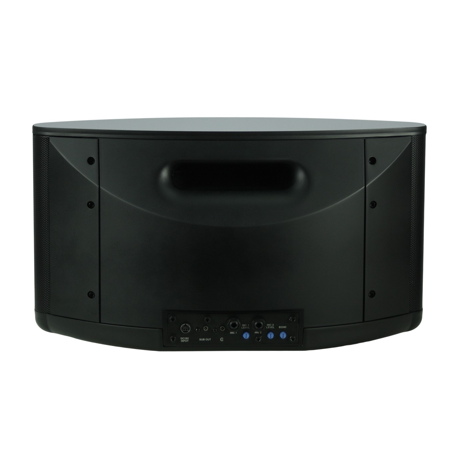 AxiomAir Portable Wireless Wifi Speaker - Black with Microphone Inputs and 18 Hour Battery