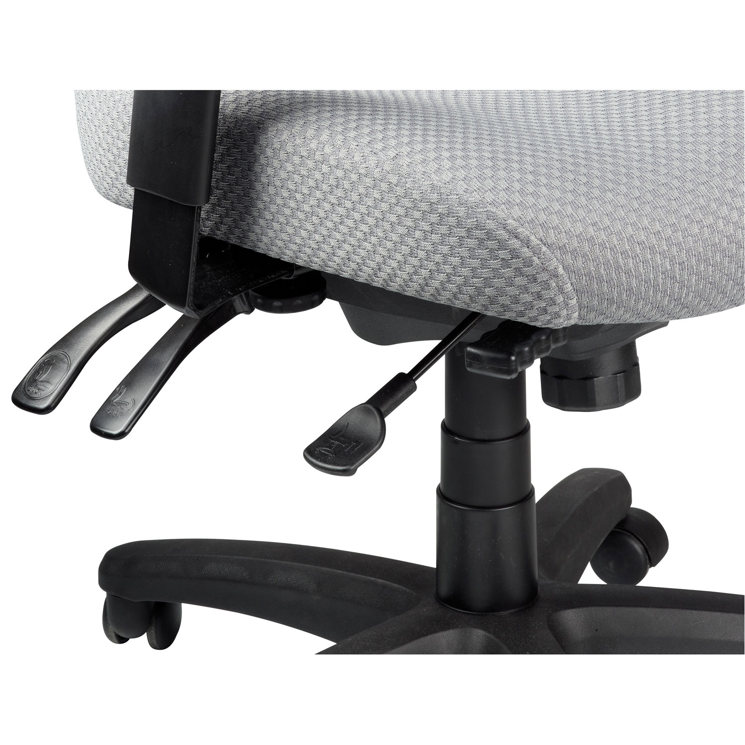 Temp By Raynor Tempur-Pedic Ergonomic High-Back Fabric Office Chair - Grey