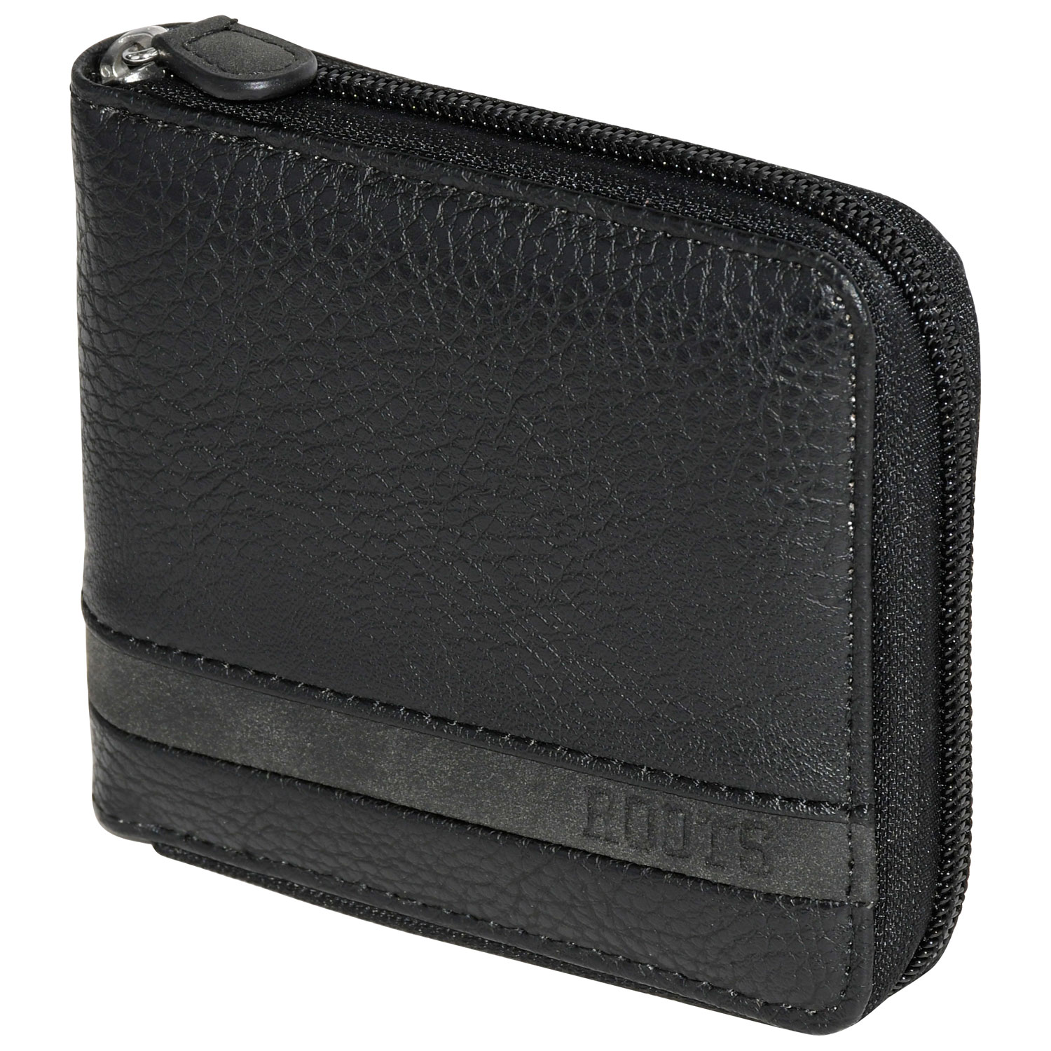 Roots Roughing It Bi-fold Wallet - Black
