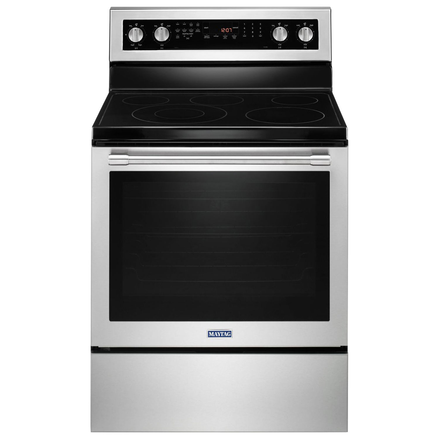 Maytag 30" Convection Smooth Top Electric Range (YMER8800FZ)-Stainless Steel-Open Box-Scratch & Dent
