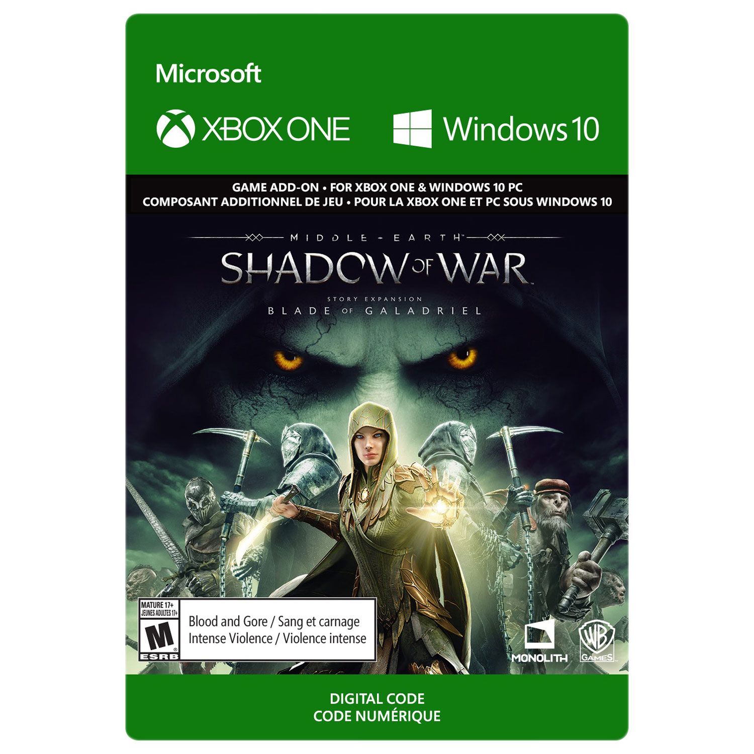Middle Earth: Shadow of War Blade of Galadriel (Xbox One) - Digital Download