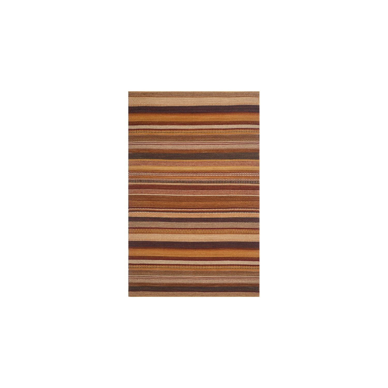 Safavieh Kilim 6' X 9' Hand Woven Flat Weave Wool Pile Rug in Rust