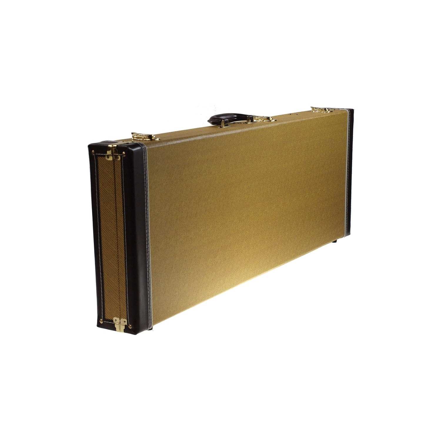 Étui rigide à double manche SG de Solo pour guitare, tweed véritable