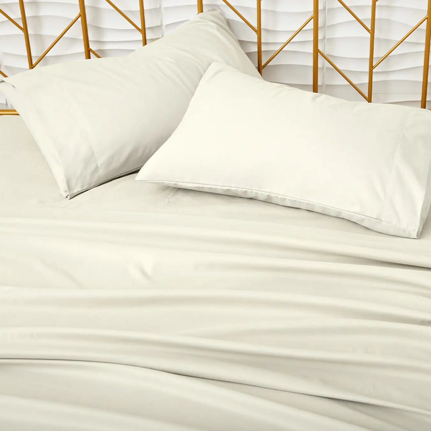 EGYPTIAN COMFORT - Silky Smooth Lightweight Bed Sheet Set - Brushed Micro - Deep Pocket - 3 Piece Set