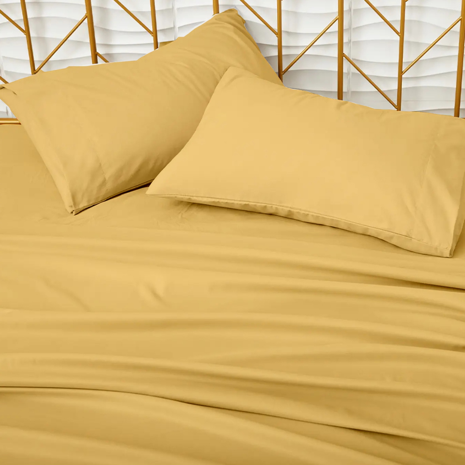 EGYPTIAN COMFORT - Silky Smooth Lightweight Bed Sheet Set - Brushed Micro - Deep Pocket - 4 Piece Set