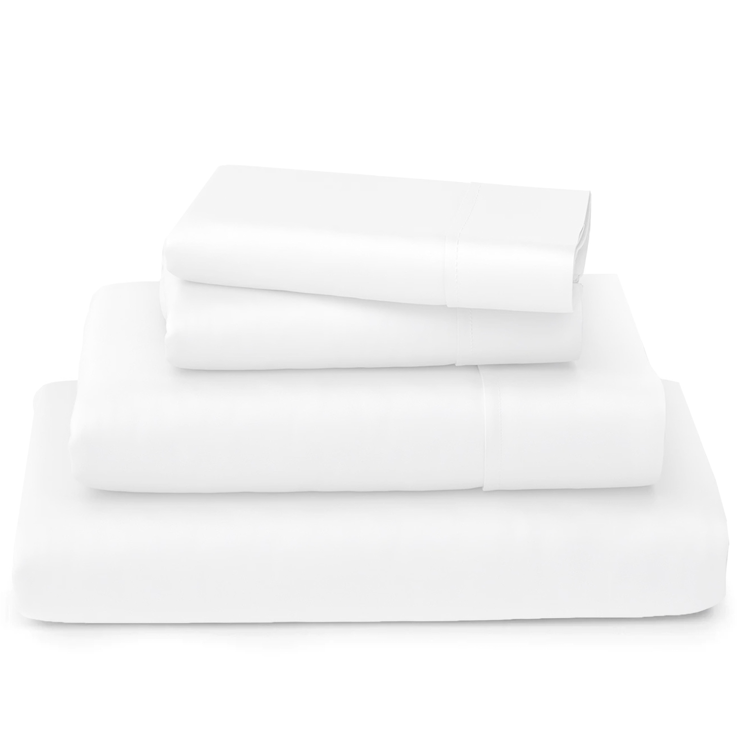 CONFORT ÉGYPTIEN – Ensemble de draps légers soyeux – Micro brossé – Passe profonde – Ensemble de 4 pièces