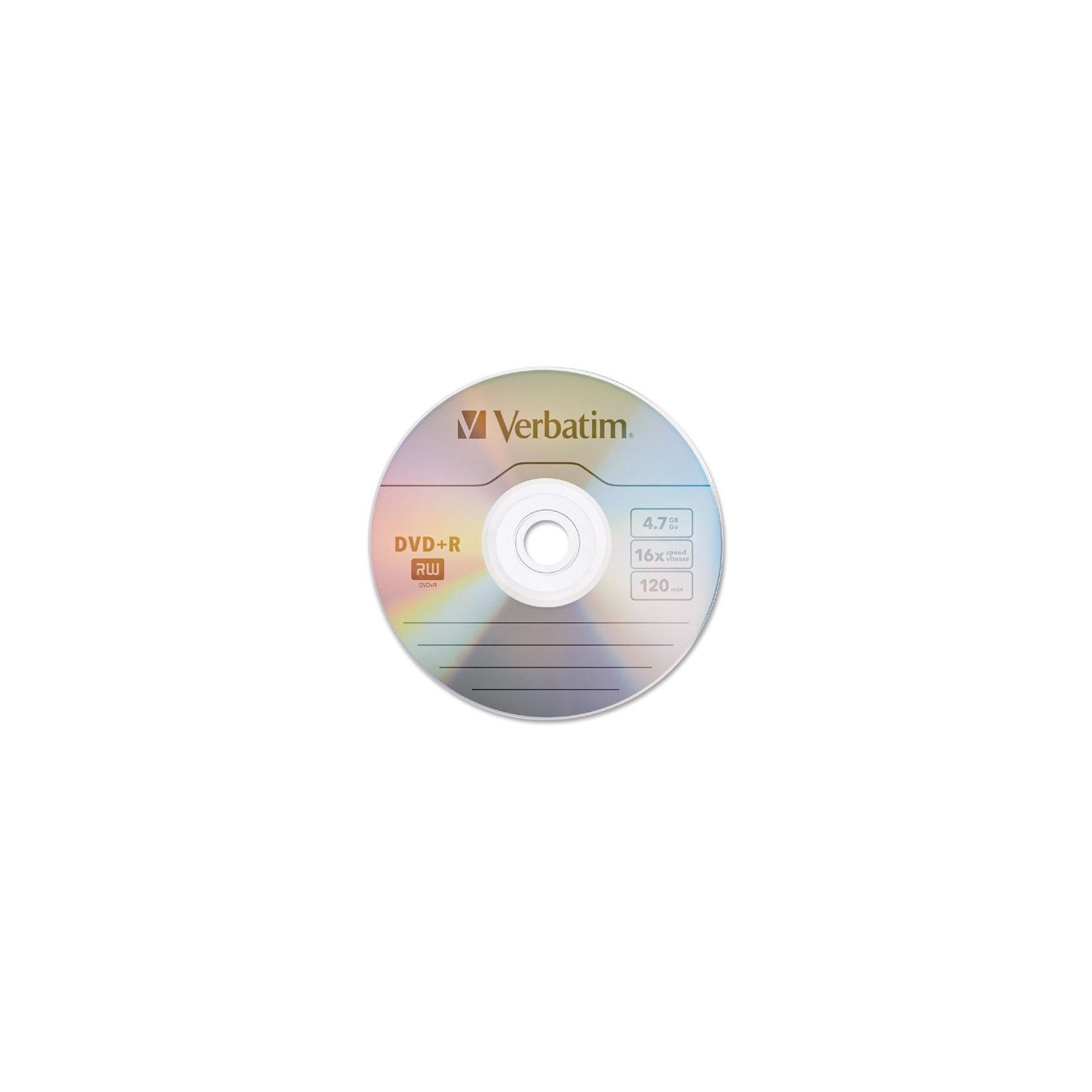 Verbatim AZO DVD+R 4.7GB 16X with Branded Surface - 100pk Spindle