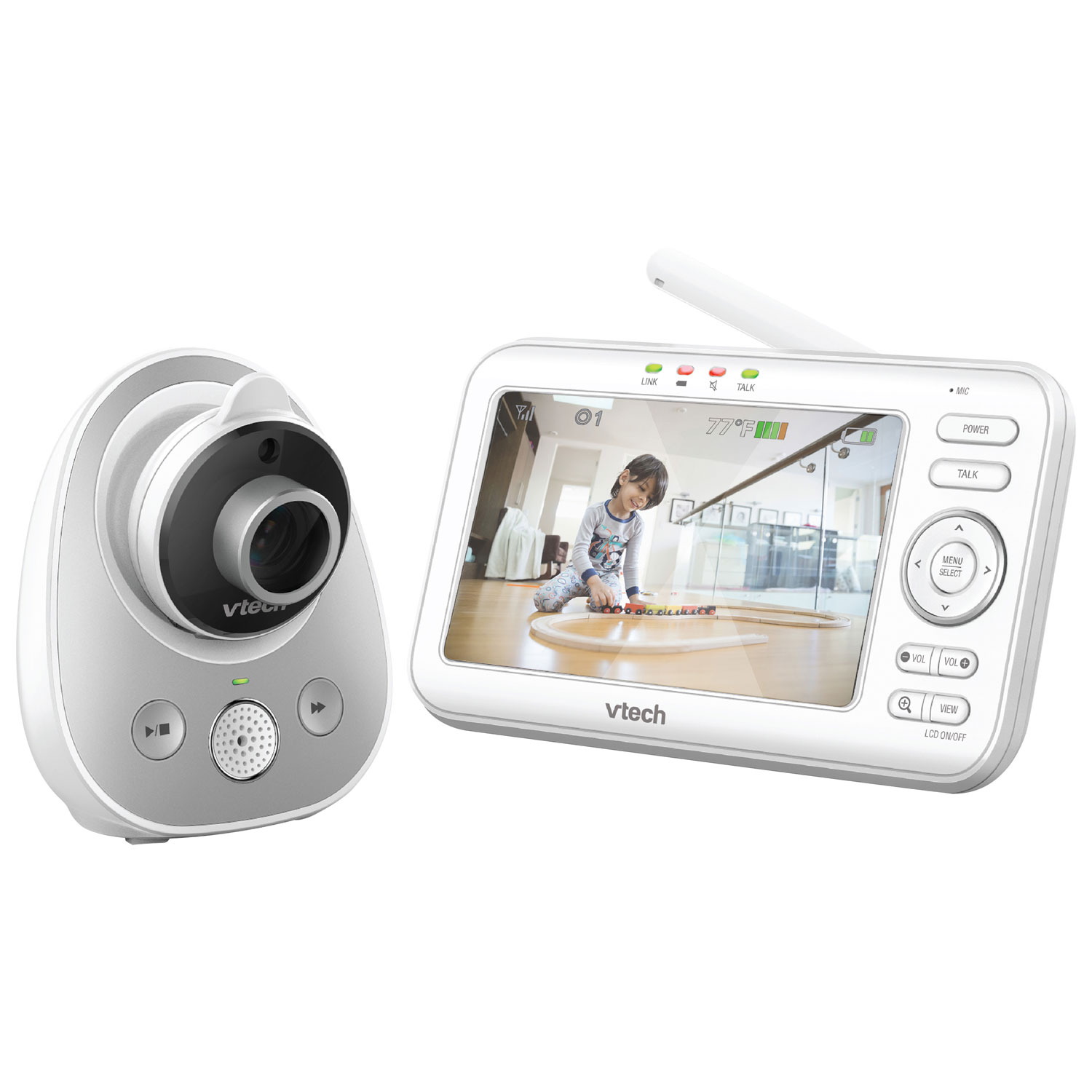 vtech baby monitor wide angle lens