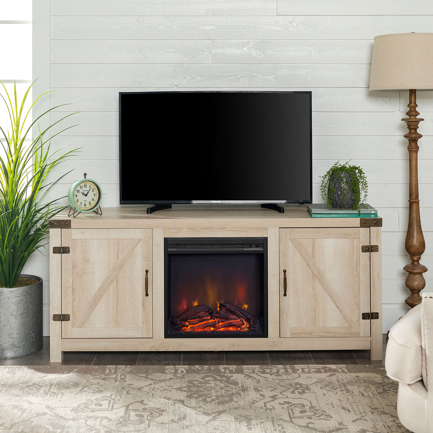 Living Spaces Tv Stand With Fireplace Choosing entertainment centers