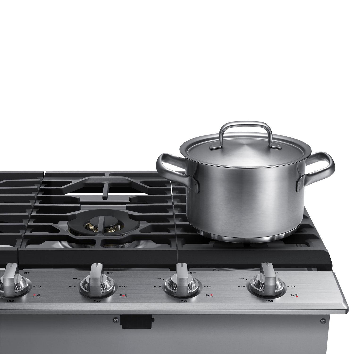 Surface de cuisson au gaz de 30 po à 5 brûleurs de Samsung - Acier inoxydable