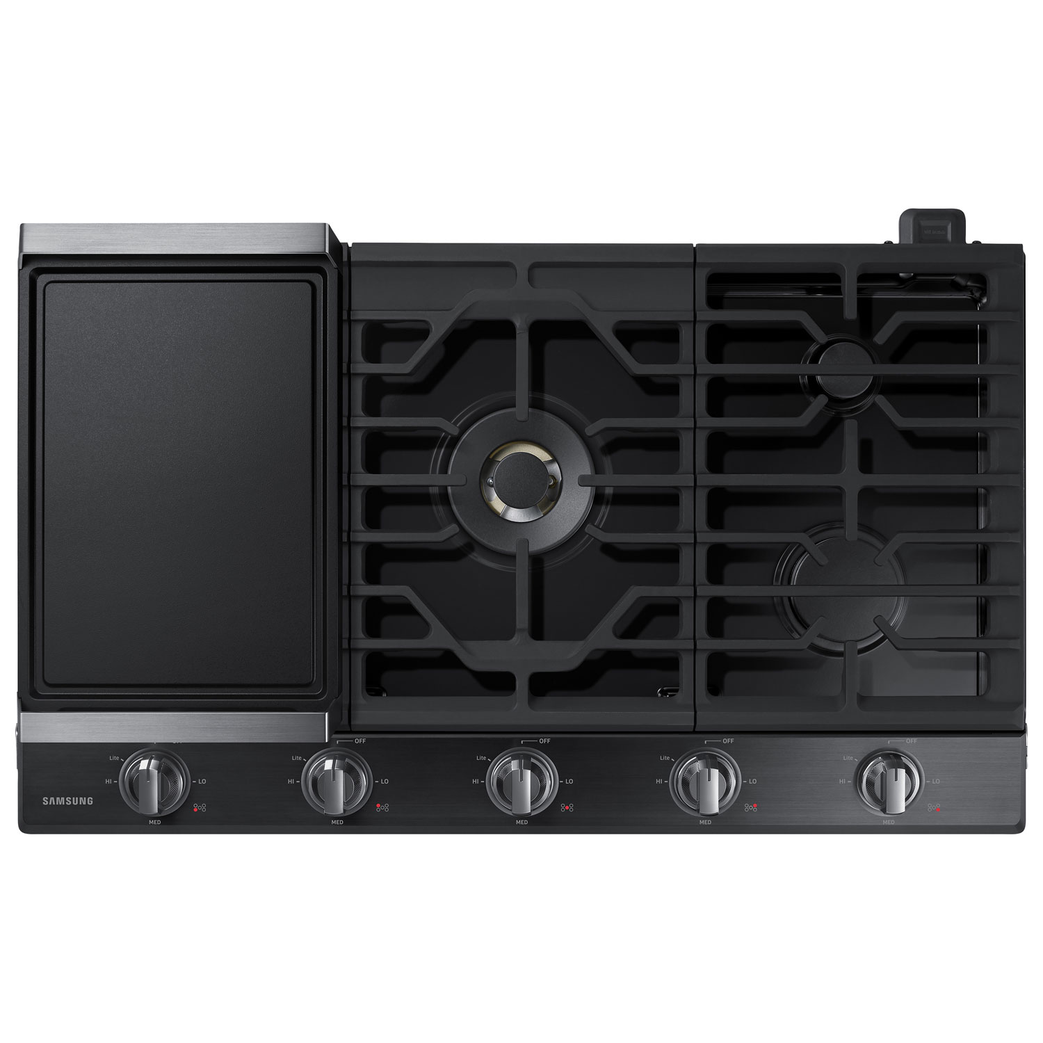 Samsung 36" 5-Burner Gas Cooktop - Stainless Steel