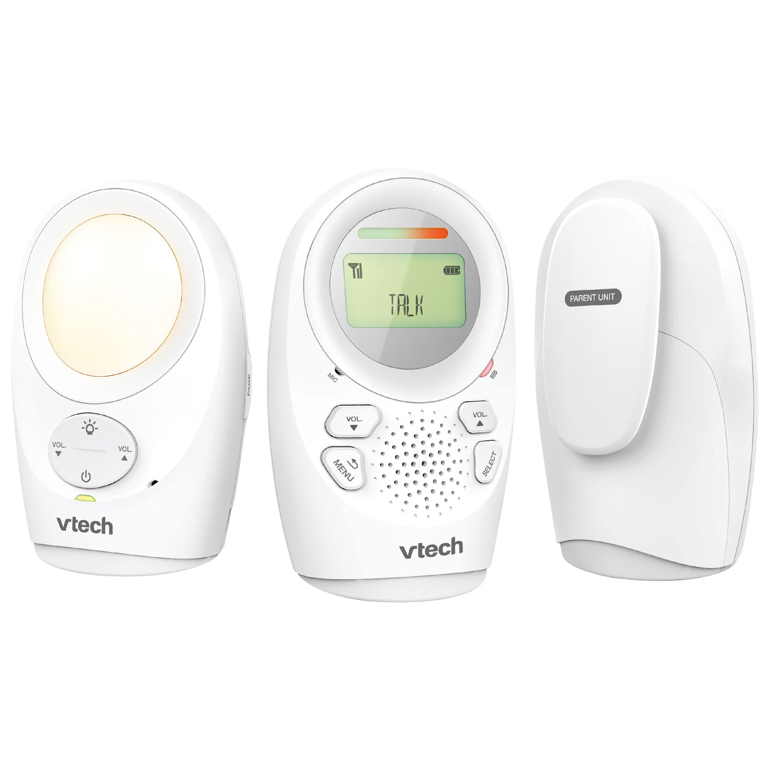 Interphone de surveillance audio avec 2 unités pour parents de VTech