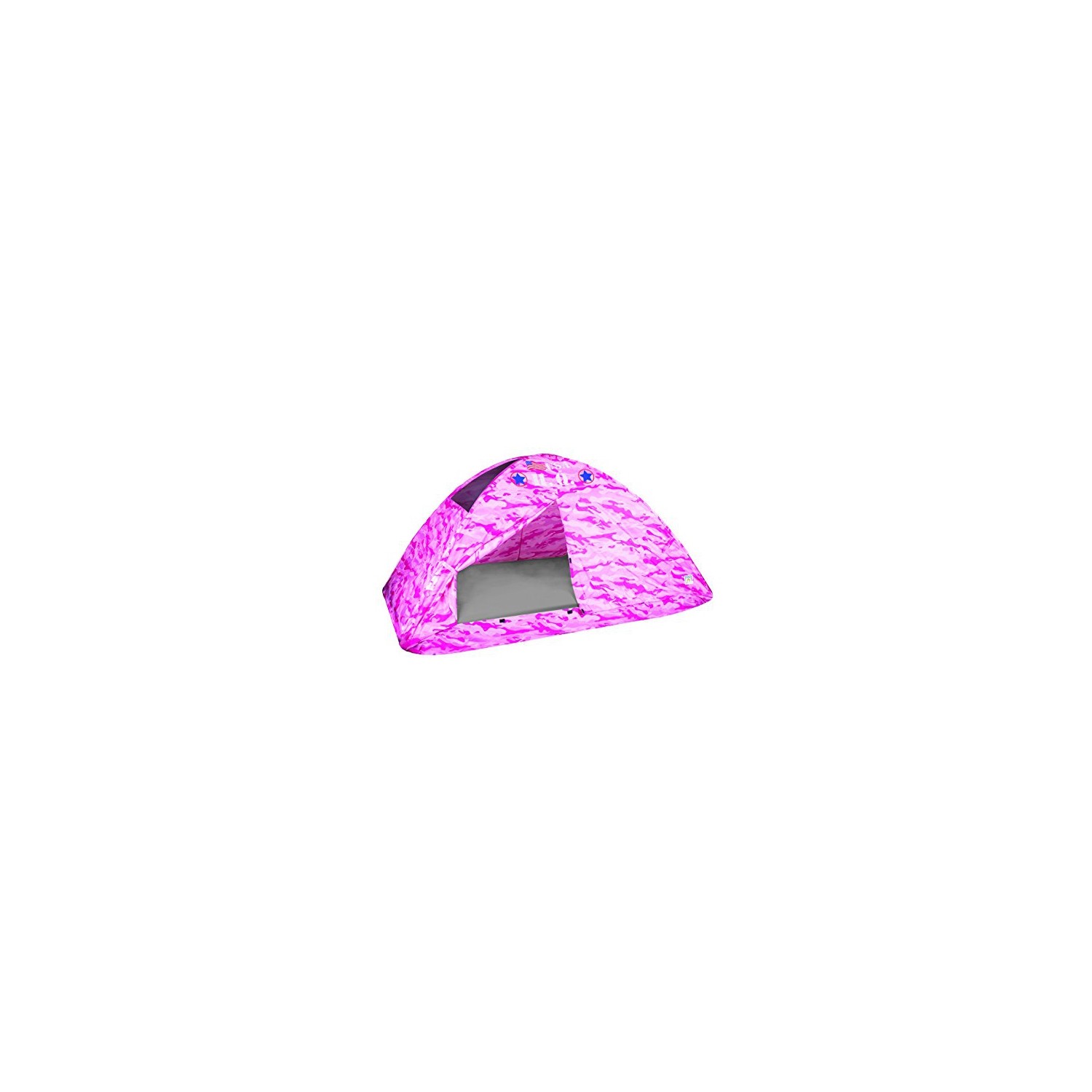 Pacific Play Tents Kids Pink Camo Bed Tent Playhouse Twin Size Pacific Play Tents Kids Pink Camo Bed Tent Playhouse Twin Size Only
