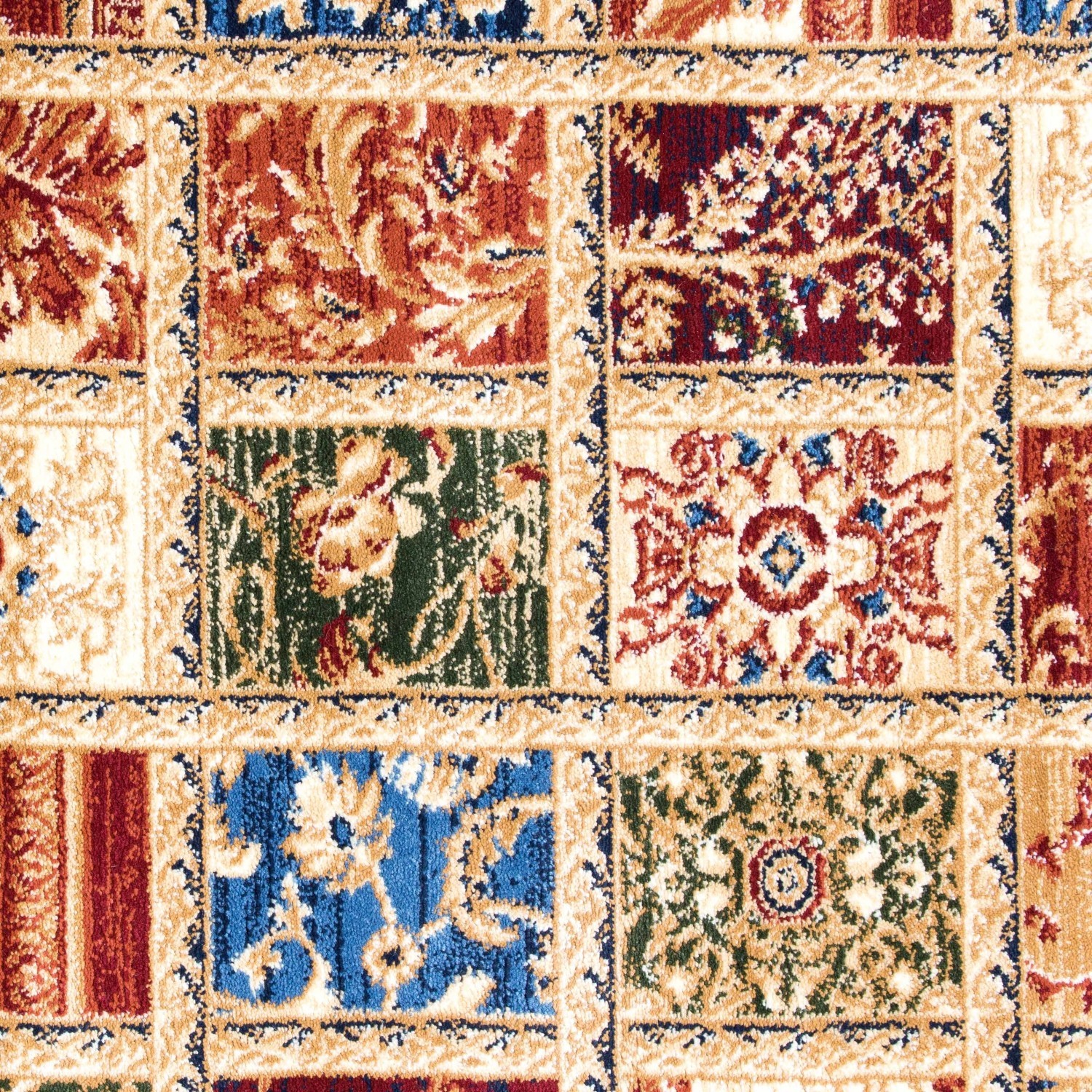 AG Home Kerman Fantasy 3'11" x 5'7" Area Rug - Red