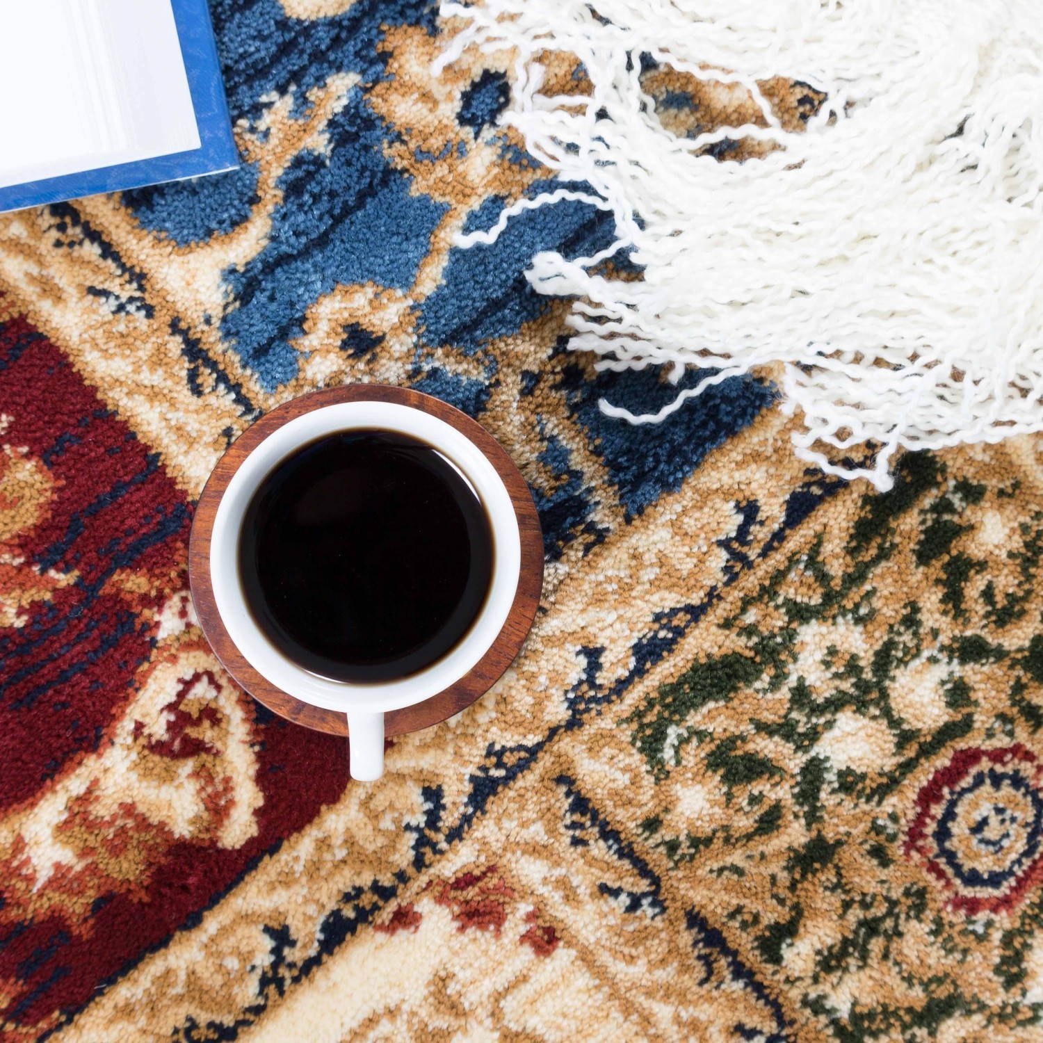 AG Home Kerman Fantasy 3'11" x 5'7" Area Rug - Red