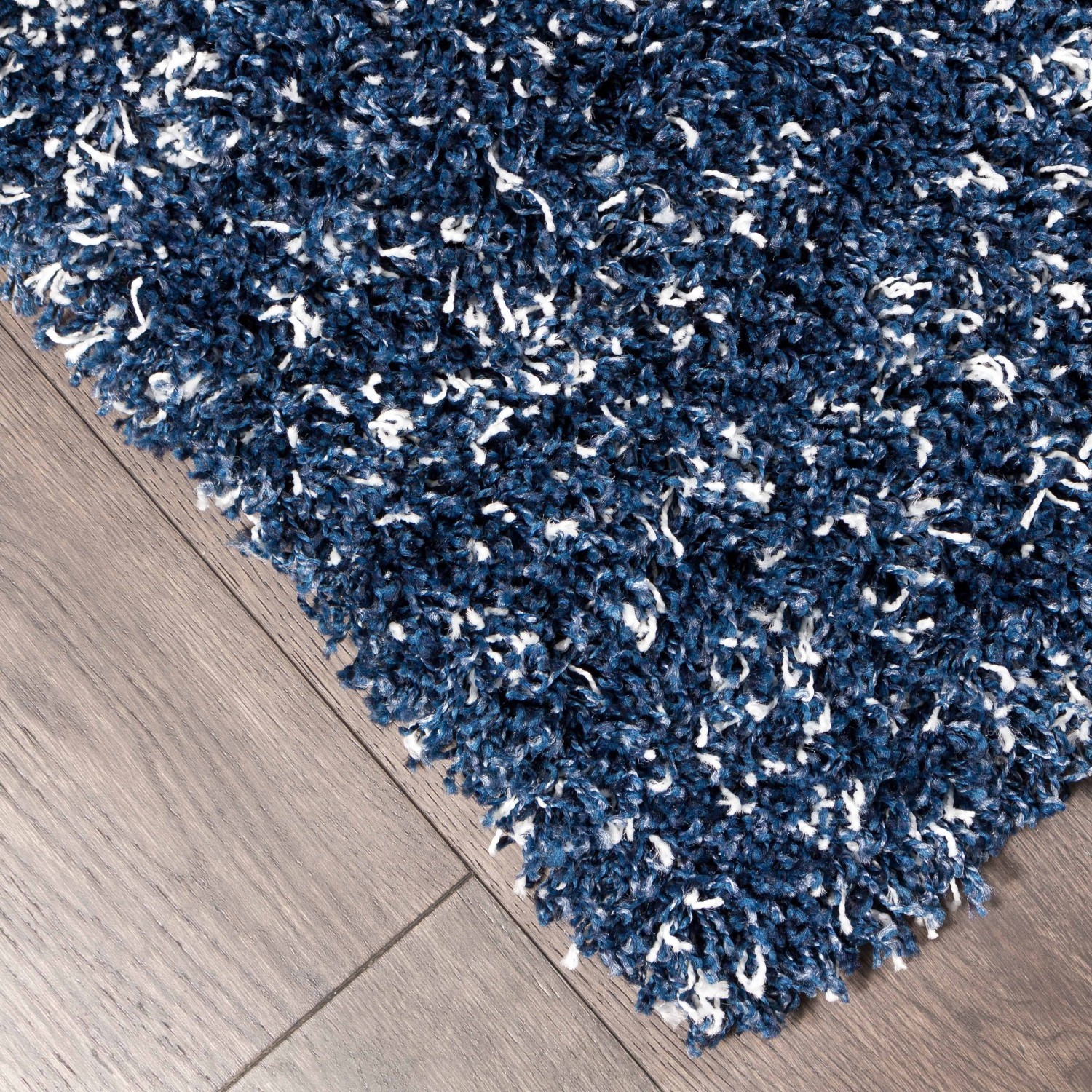 AG Home Victoria 2'7" x 4'9" Shag Area Rug - Navy