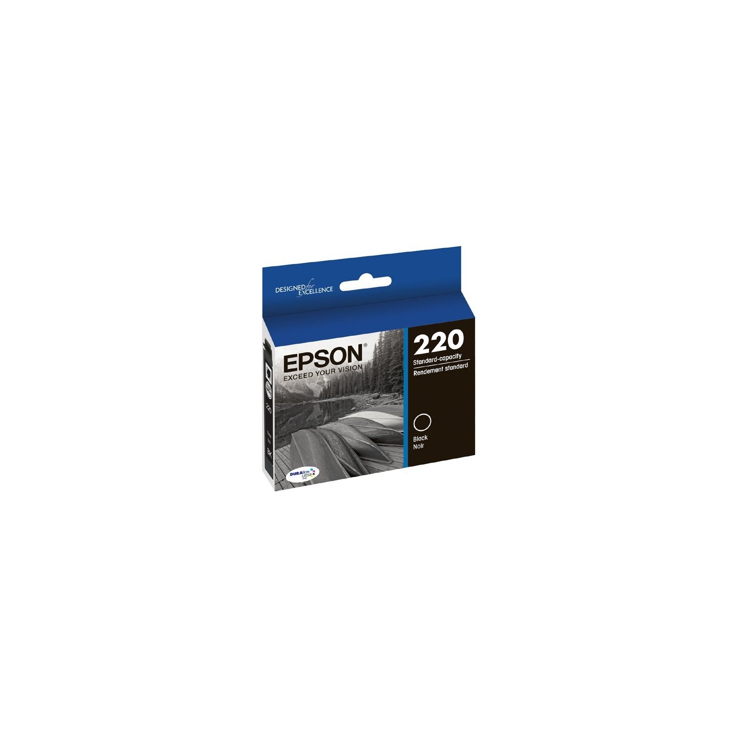 Epson – Cartouche d’encre à capacité standard 220 DURABrite Ultra, noir