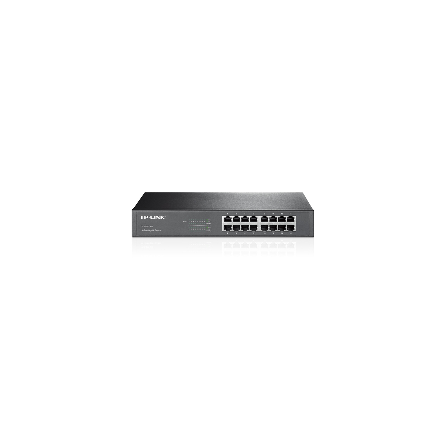 TP-Link TL-SG1016D 16-Port Gigabit Desktop/Rackmount Switch