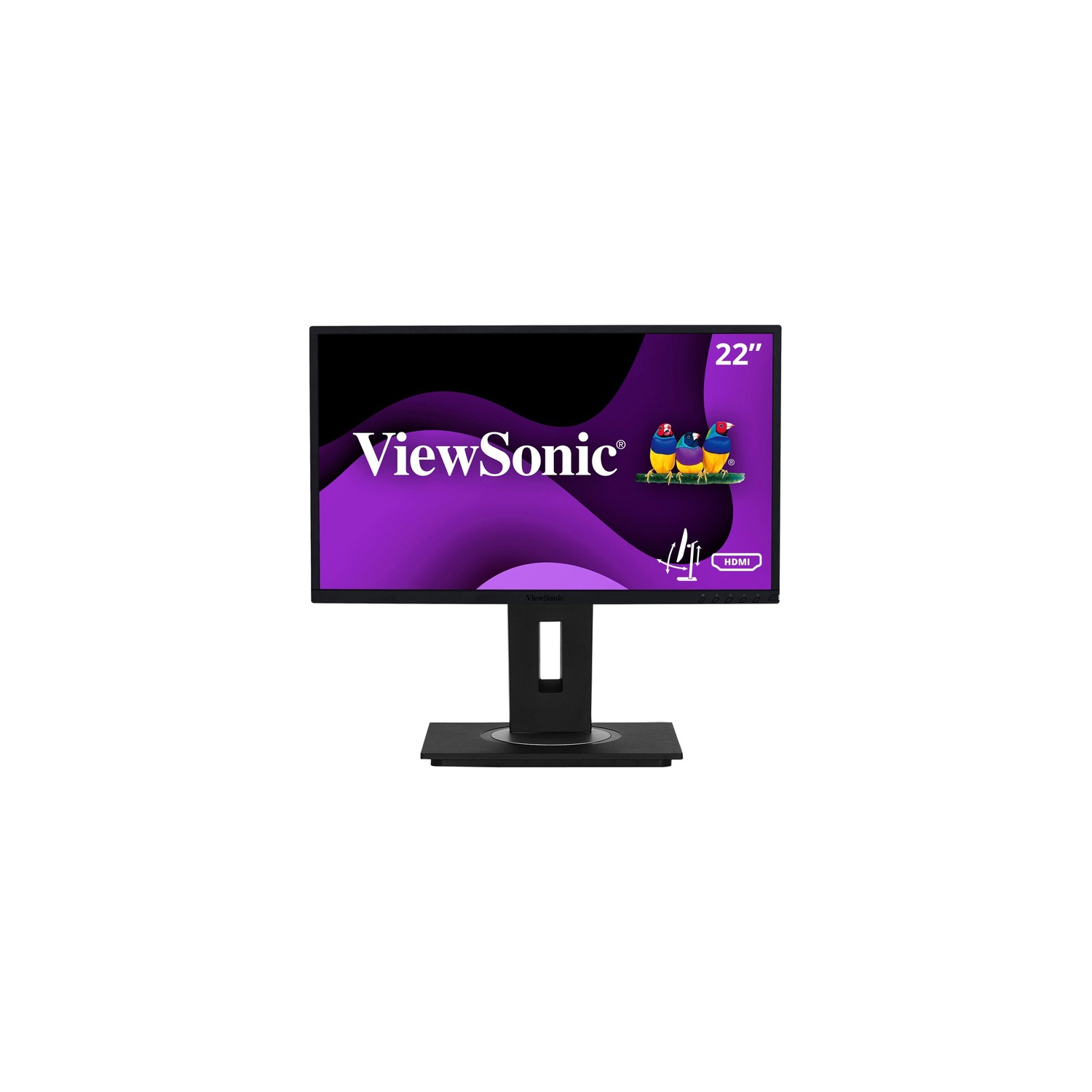 ViewSonic VG2248 22" IPS 1080p Ergonomic Monitor with HDMI DisplayPort USB and 40 Degree Tilt for Home and Office