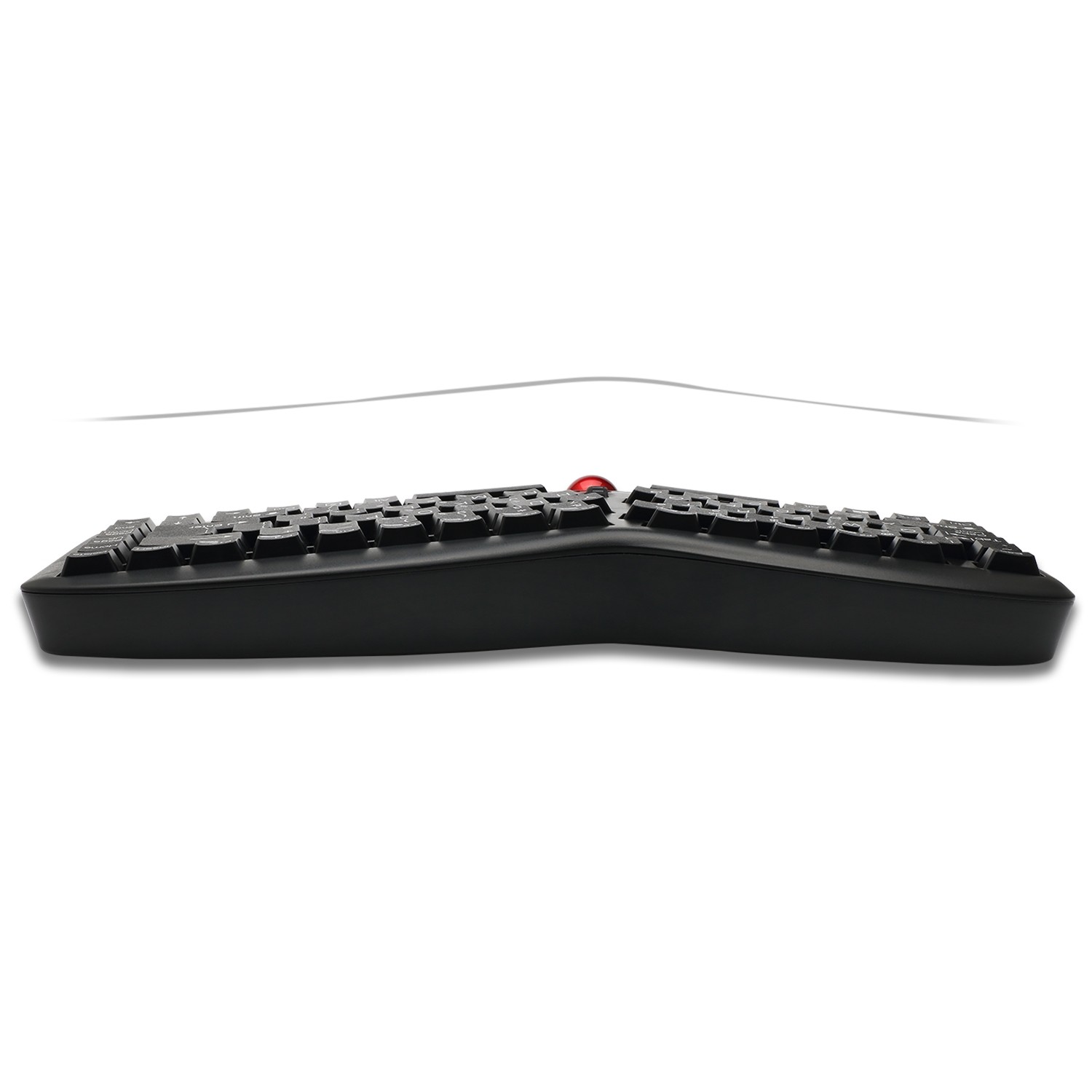 Clavier ergonomique sans fil Tru-Form Media 3150 d’Adesso avec boule de commande