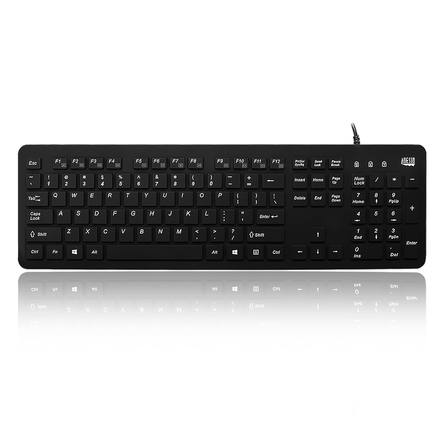 Adesso Wired Waterproof Keyboard -