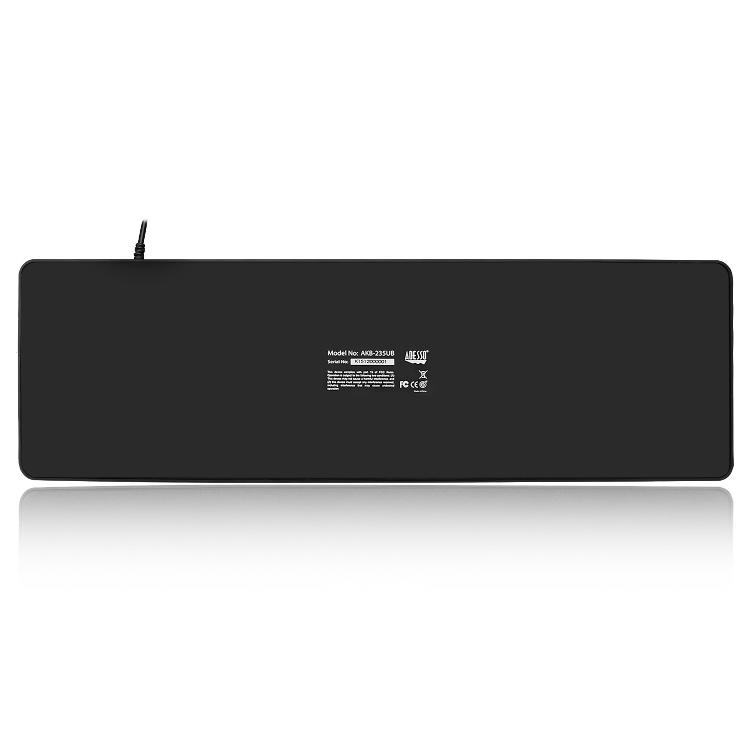 Adesso Wired Waterproof Keyboard -