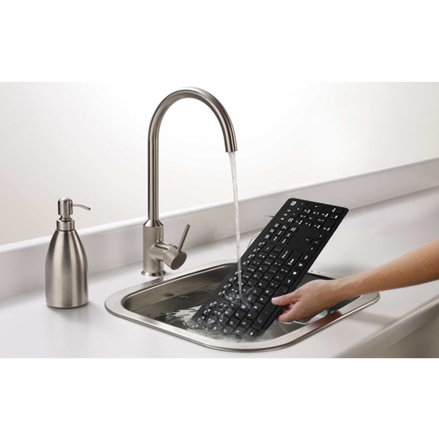 Adesso Wired Waterproof Keyboard -