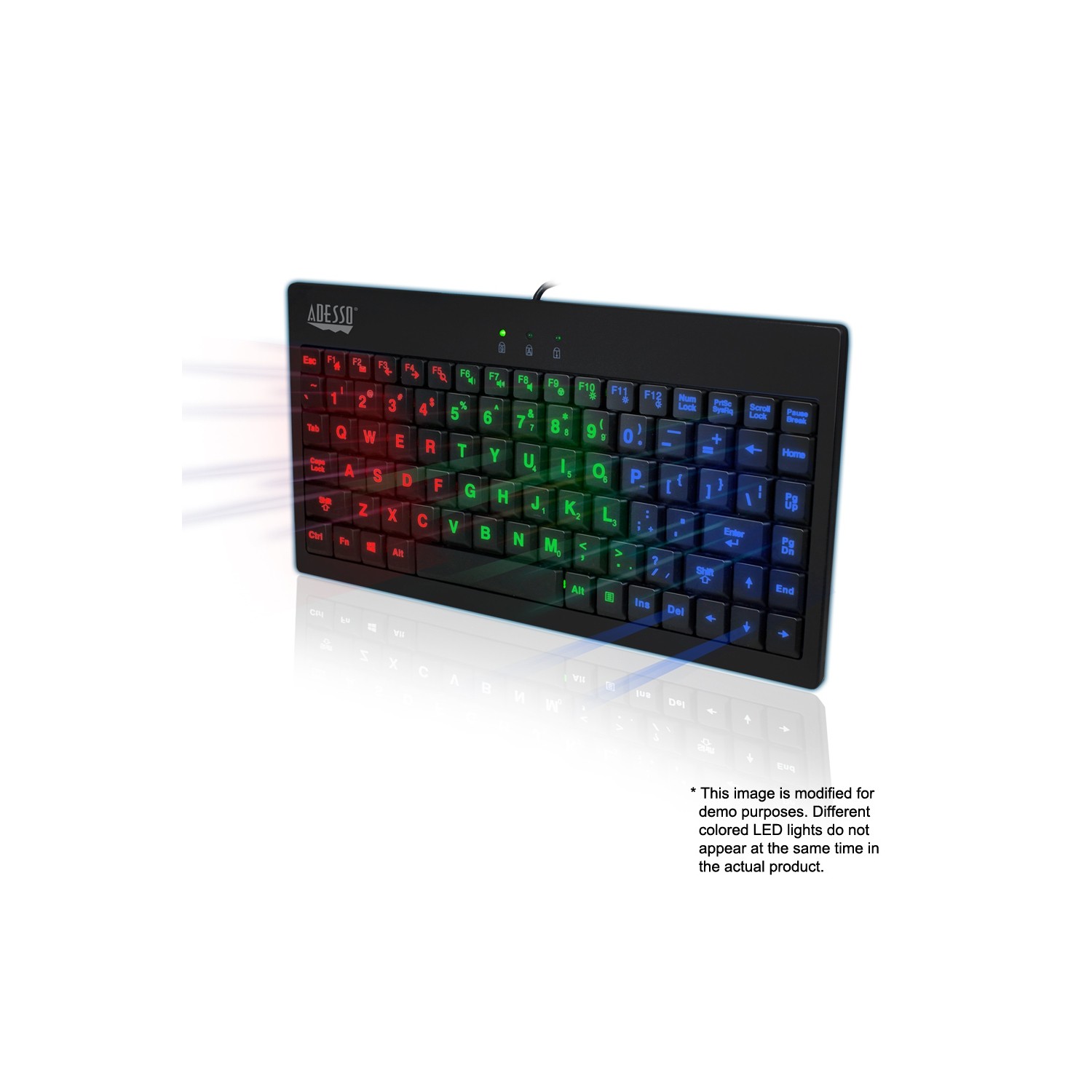 Adesso Wired Backlit Gaming Keyboard - (AKB-110EB)