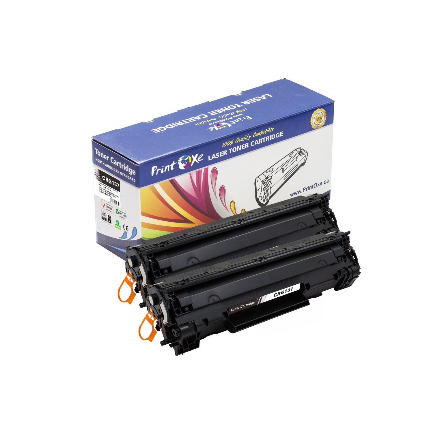 PrintOxe™ Compatible 2 PK for Canon CRG 137 Toners Universal CRG137 / 337 / 737 ( 9435B001AA ) for Canon ImageClass