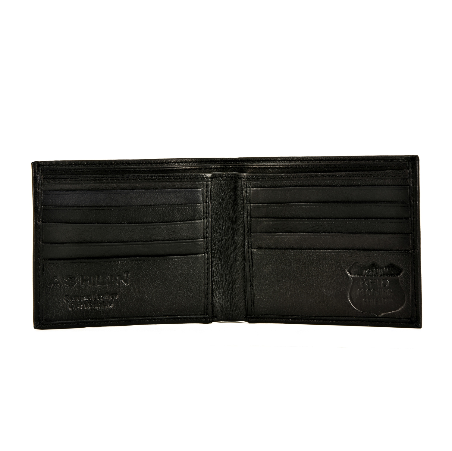 Ashlin® DESIGNER | BERNARD RFID Bifold wallet 10 card pockets