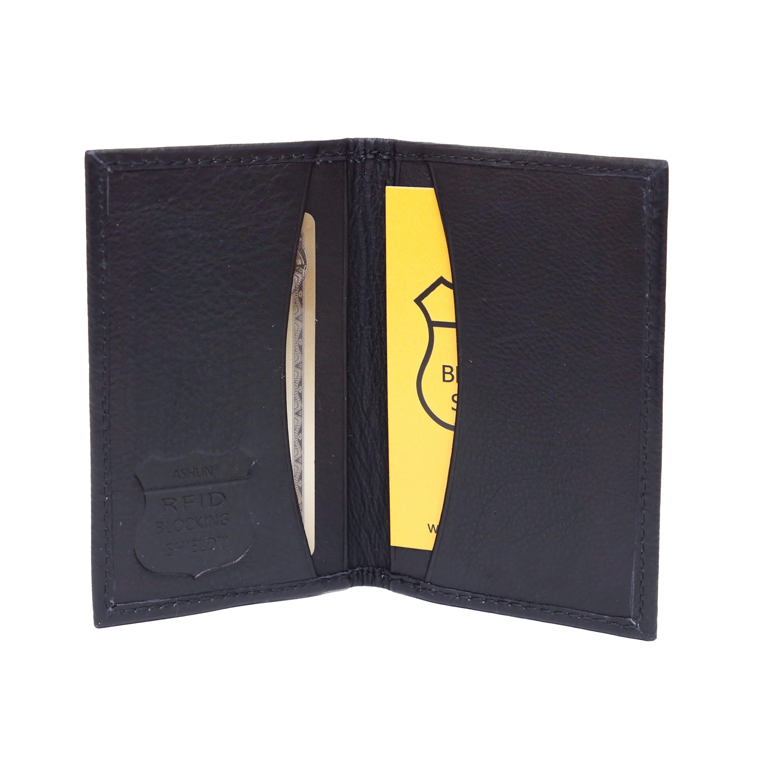 CONCEPTEUR Ashlin® | porte-cartes professionnelles mince anti-RFID ETIENNE