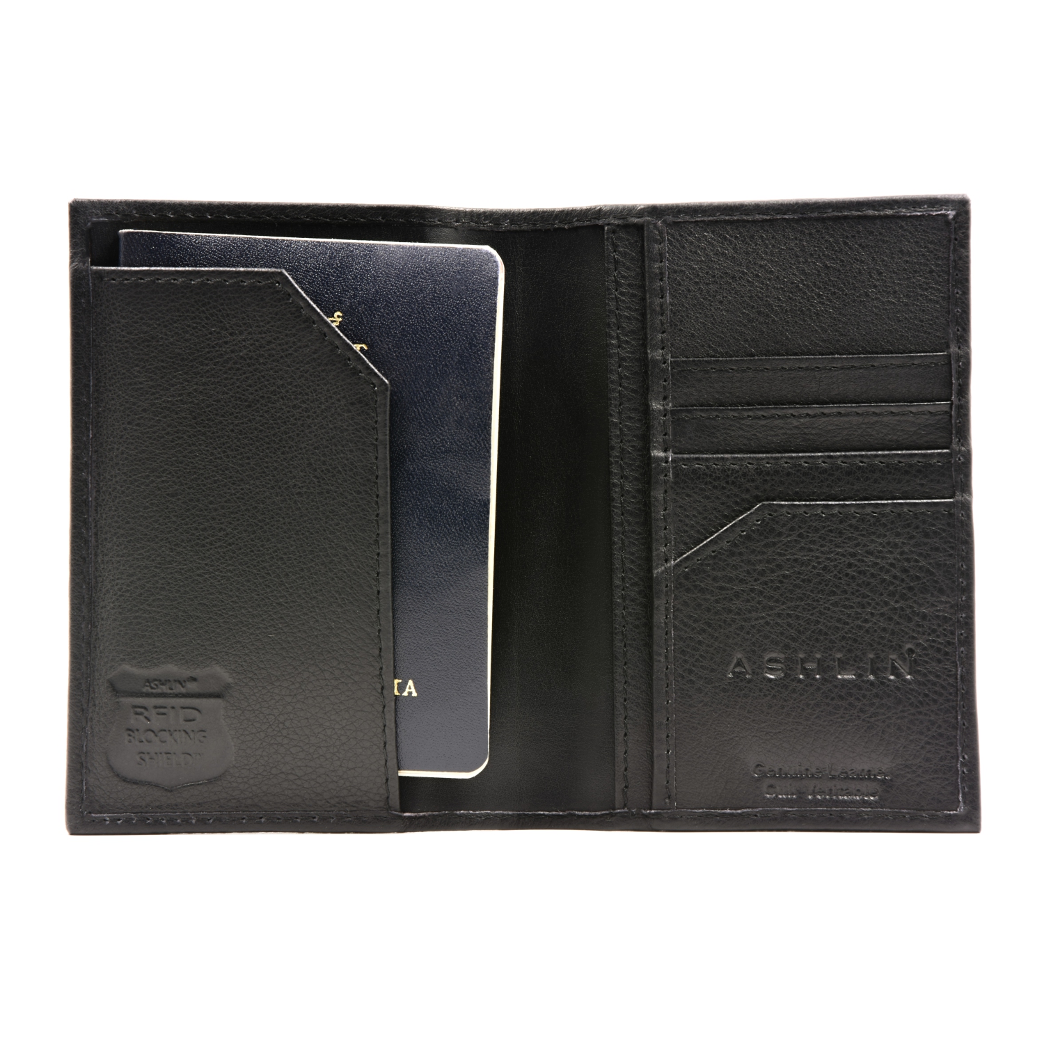 Ashlin® DESIGNER | AMSTERDAM RFID Blocking Passport Wallet