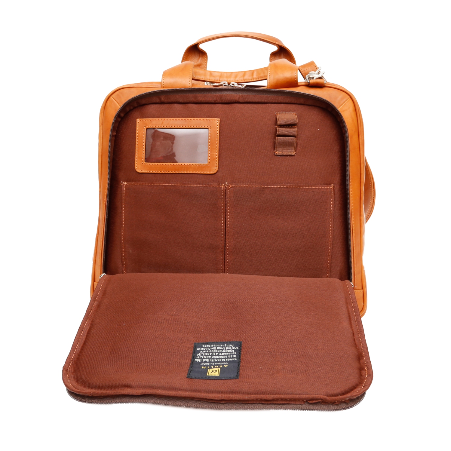 ASHLIN® DESIGNER | Mallette ALASTER pour ordinateur portatif avec organisateur avant