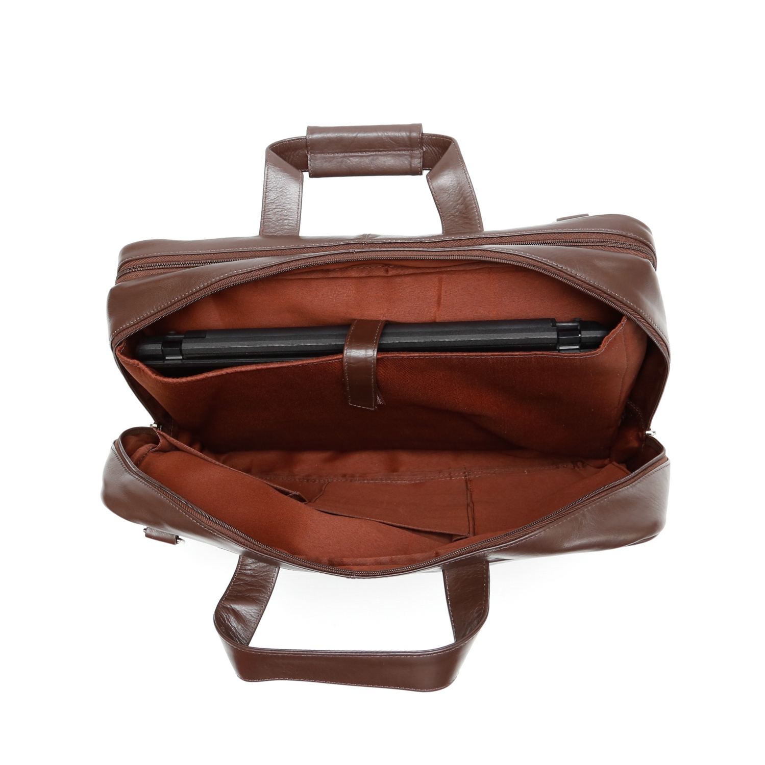 Ashlin® DESIGNER | CARSON Laptop Briefcase with Removable Shoulder Strap
