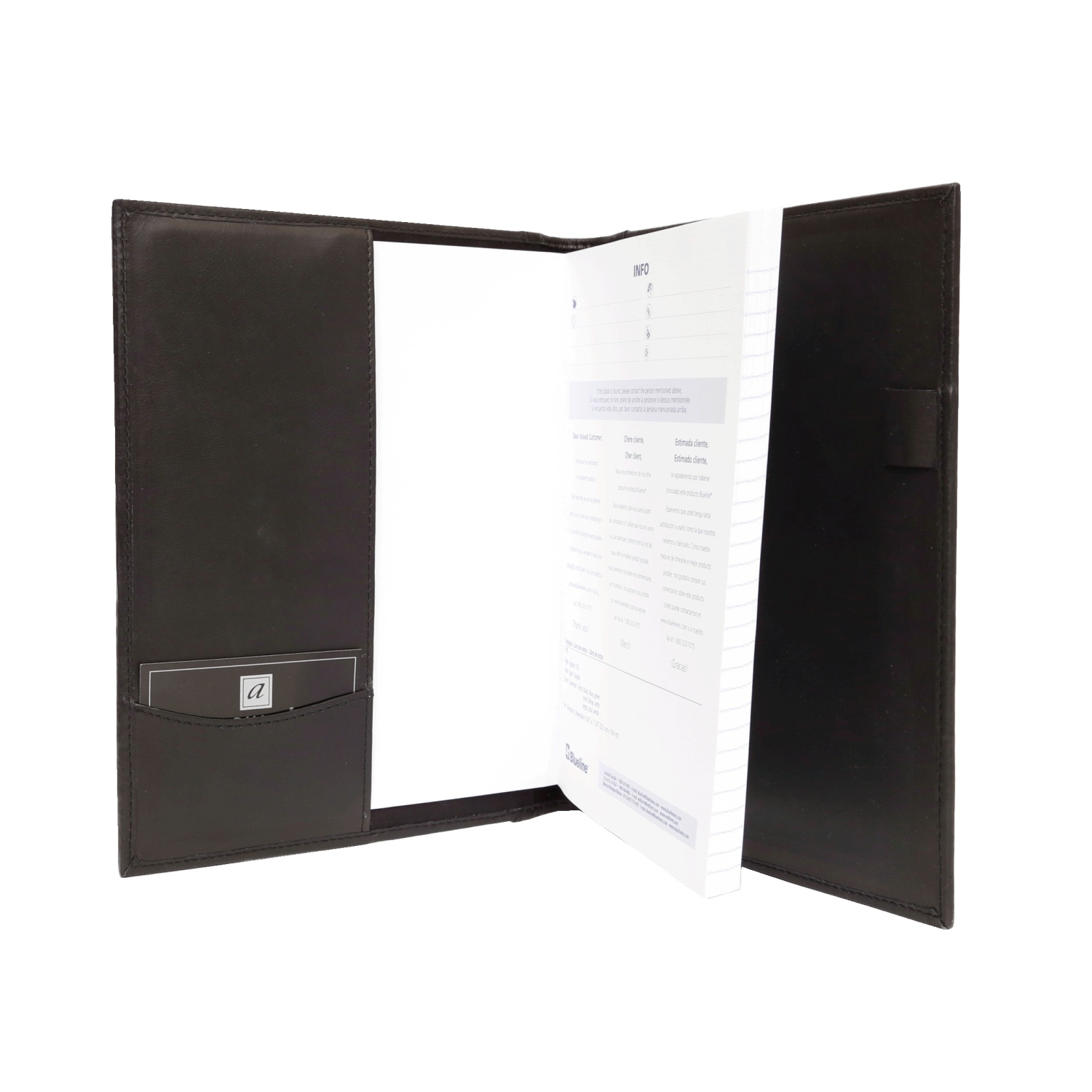 Ashlin® DESIGNER | Couverture rechargeable DE PETERBOROUGH comprend une boucle POUR STYLO DE poche