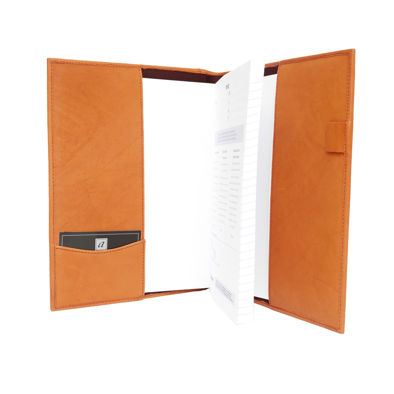 Ashlin® DESIGNER | PETERBOROUGH Refillable Cover includes JOURNAL pocketpen loop