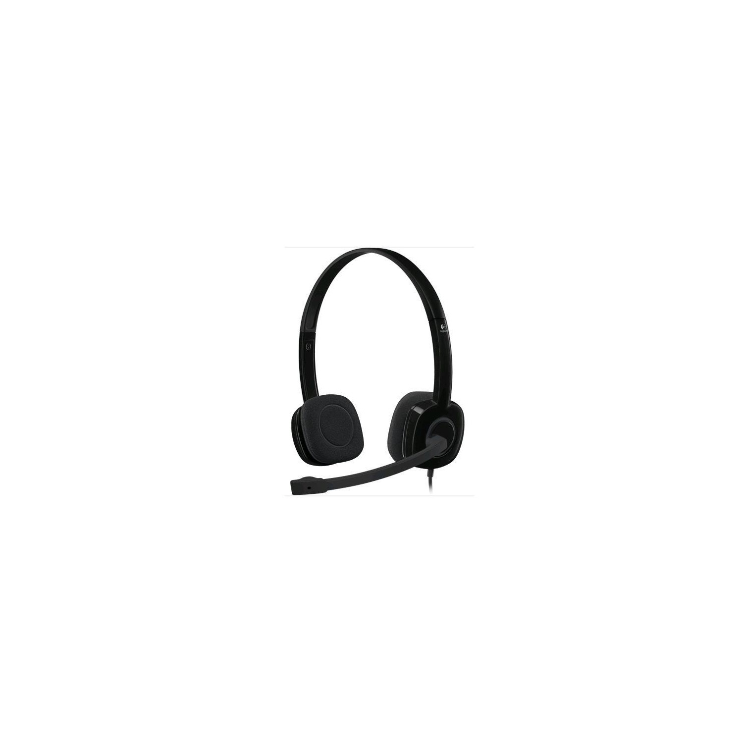 LOGITECH 981-000587 Stereo Headset H151 (Black)