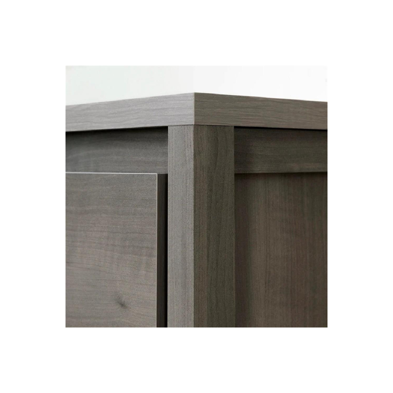 South Shore Gravity 2-Drawer Nightstand, Gray Maple