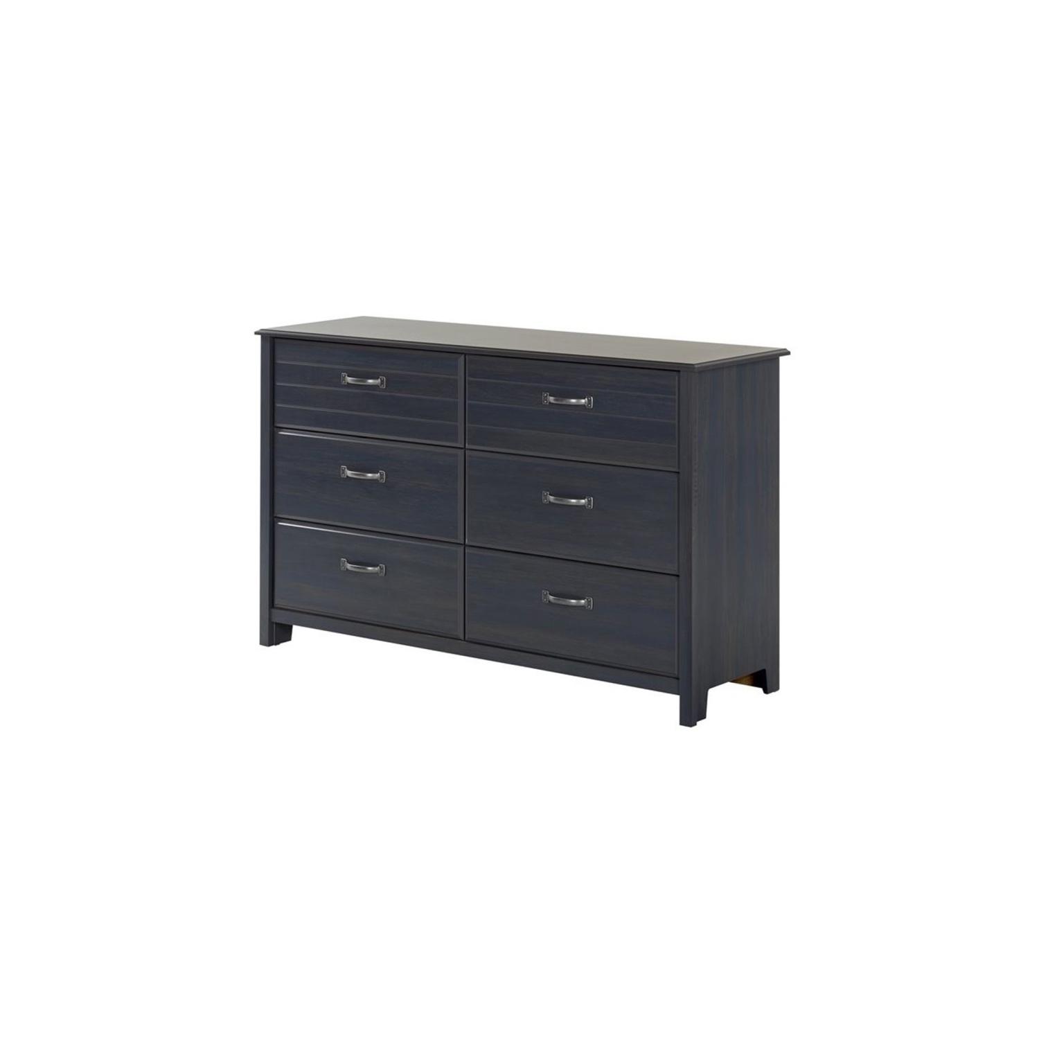 Bureau double 6 tiroirs Ulysses, Myrtille de Meubles South Shore