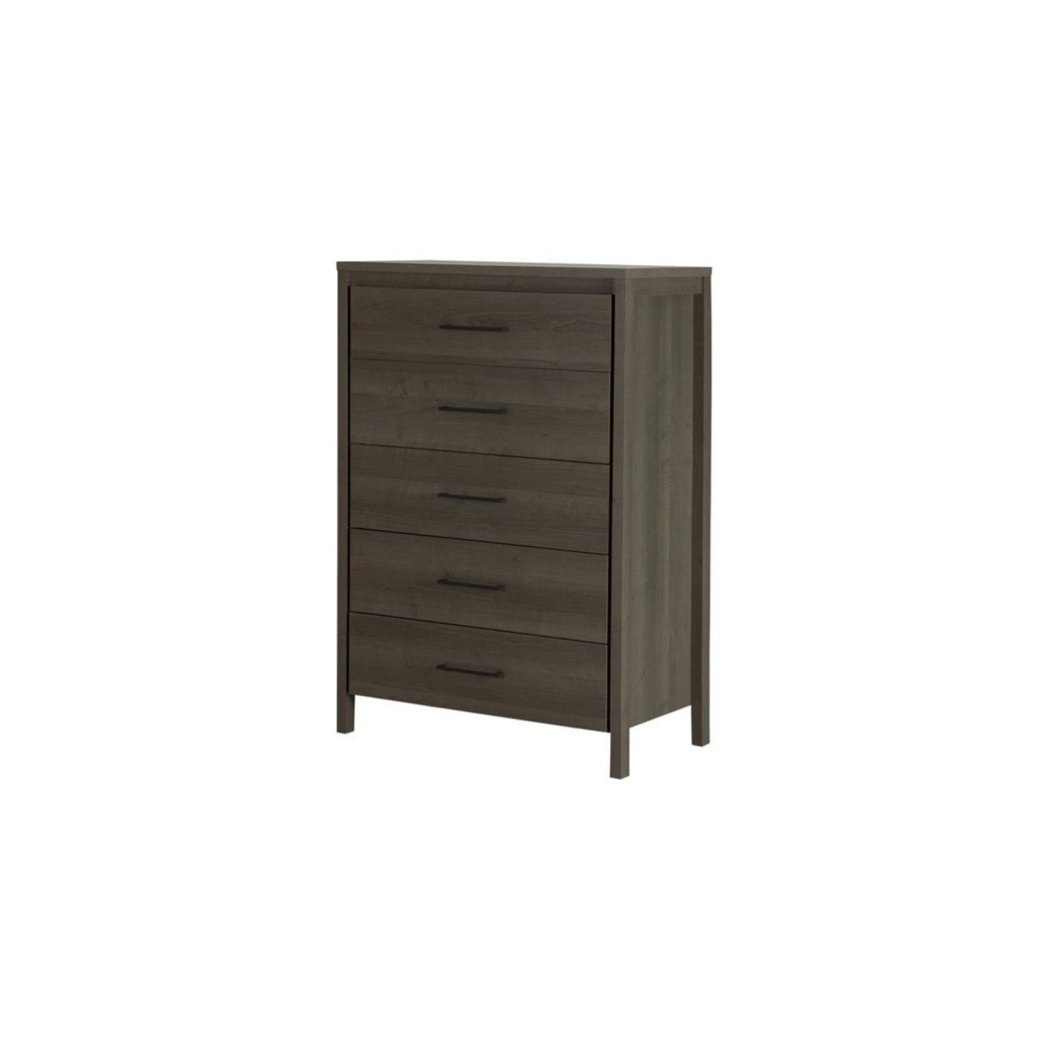 South Shore Gravity 5-Drawer Chest, Gray Maple