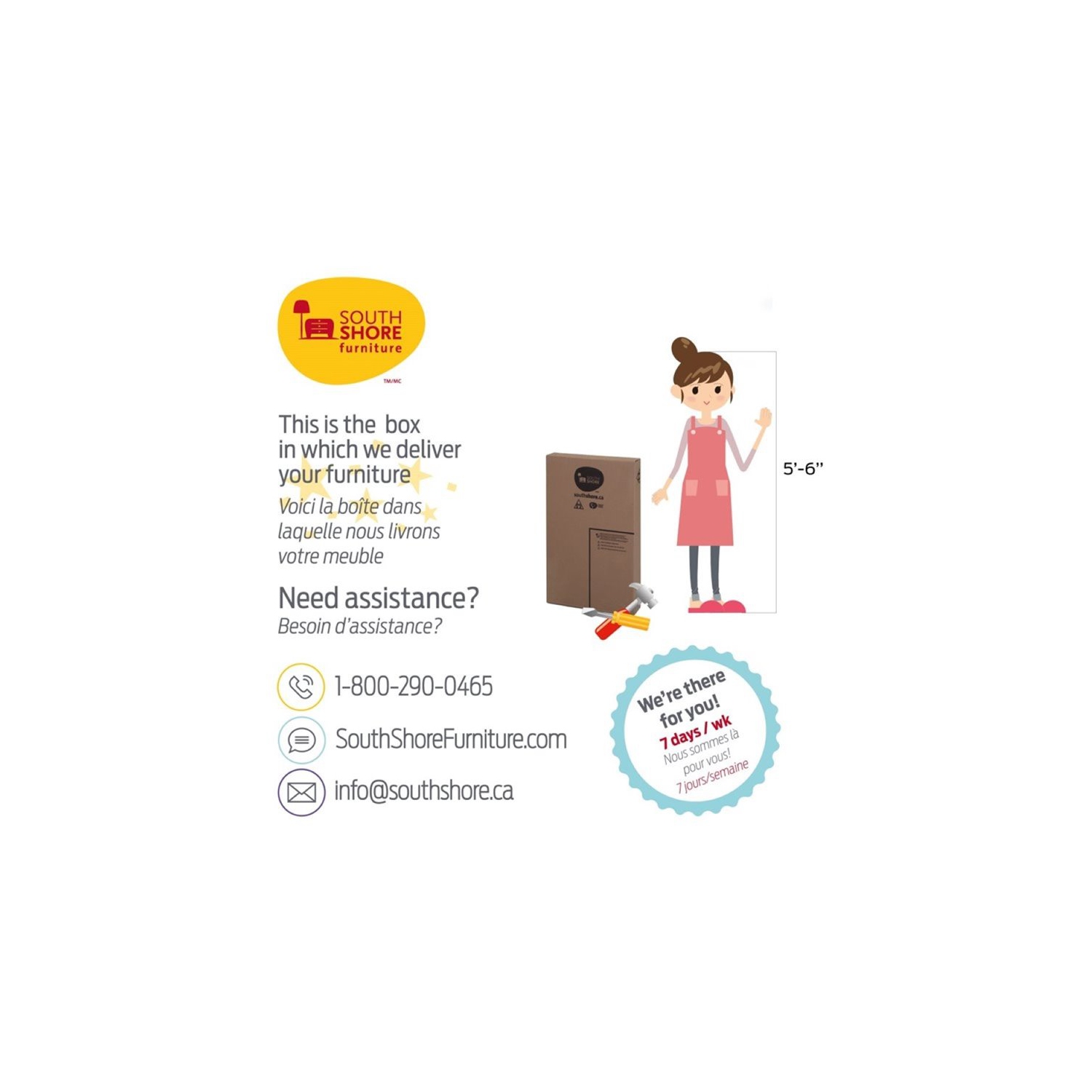 South Shore Ulysses 1-Drawer Nightstand, Blueberry