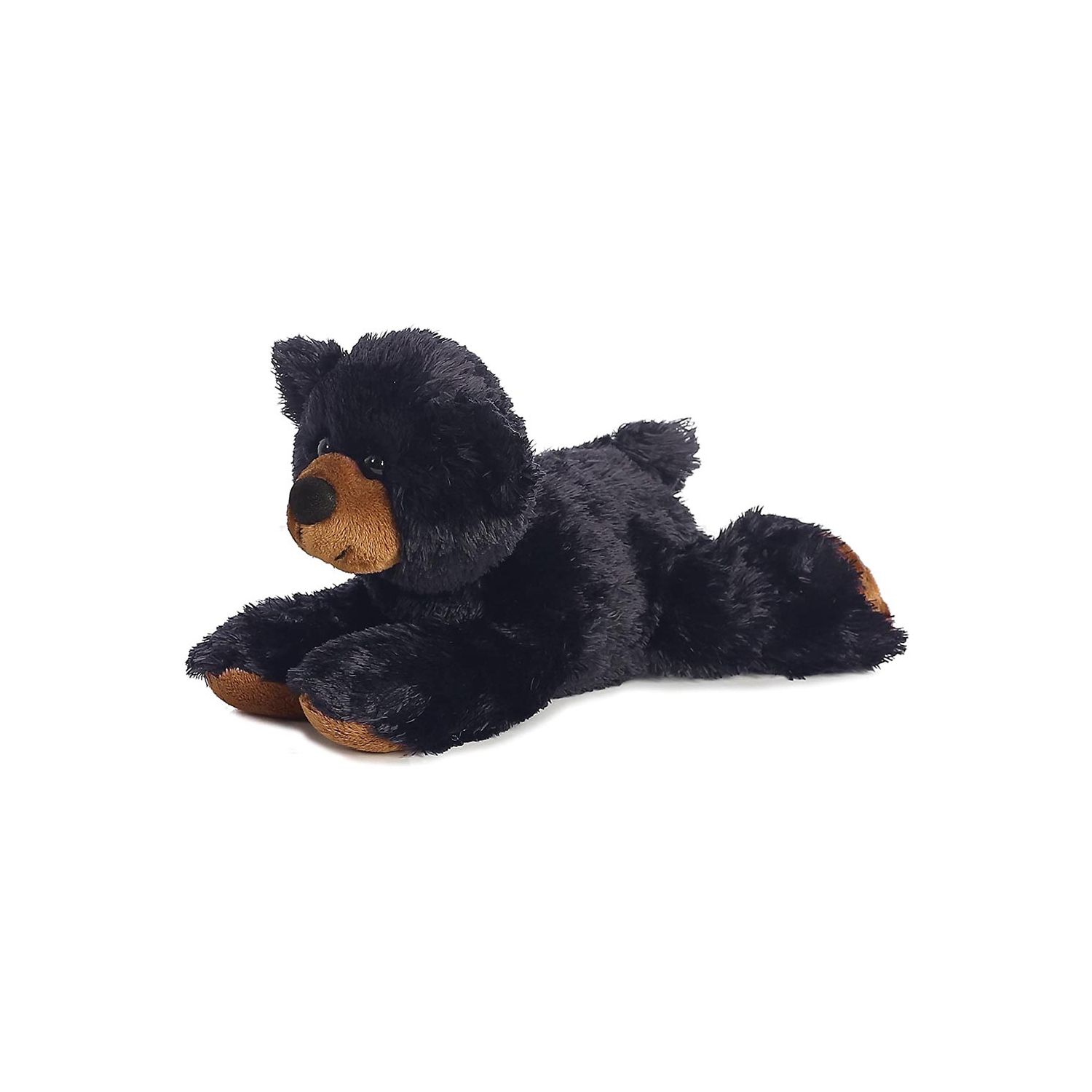Aurora Plush Sullivan Black Bear Mini Flopsie 8"