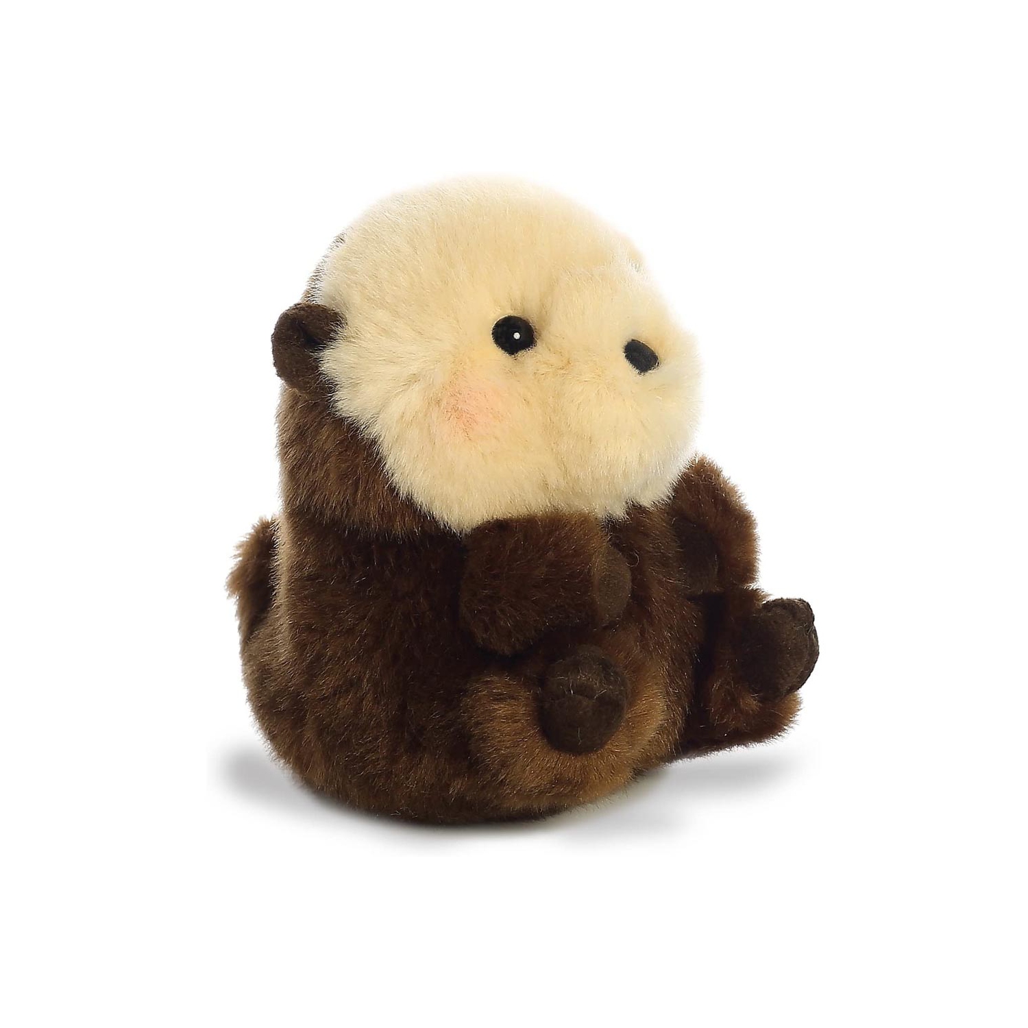 Aurora World Rolly Pet Smiles Sea Otter Plush, 5"