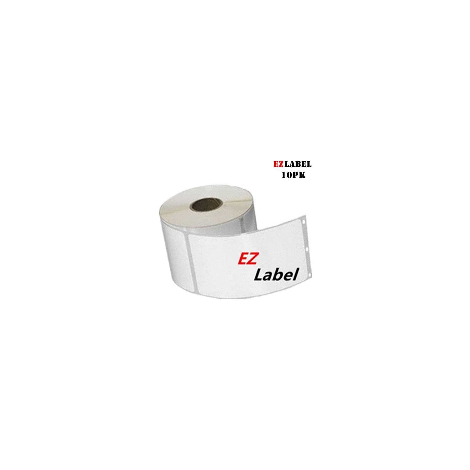 10 Rolls EZlabel Dymo 30258 LabelWriter Self-Adhesive Multipurpose Labels, 2-1/8” x 2-3/4”, Roll of 400