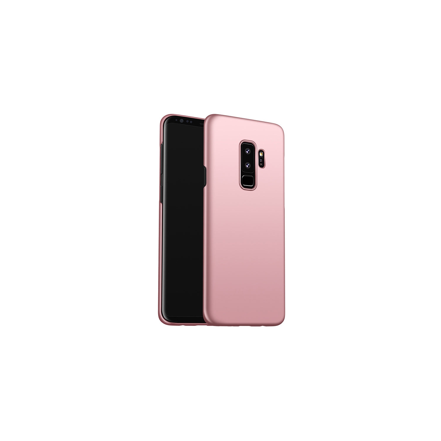 PANDACO Hard Shell Rose Gold Case for Samsung Galaxy S9+