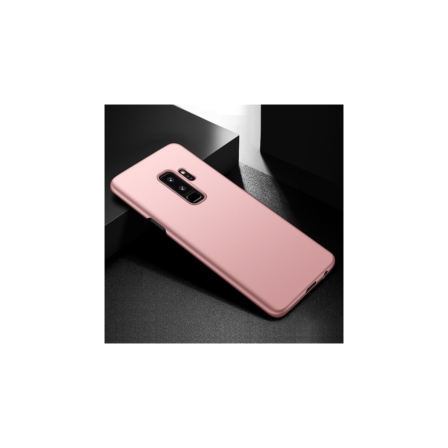 PANDACO Hard Shell Rose Gold Case for Samsung Galaxy S9+